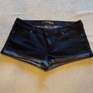 Indigo Denim Shorts